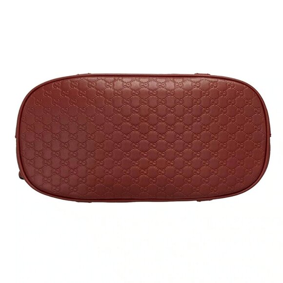 Auth GUCCI Micro Guccissima 449654 Red Leather - Handbag - Picture 6 of 16